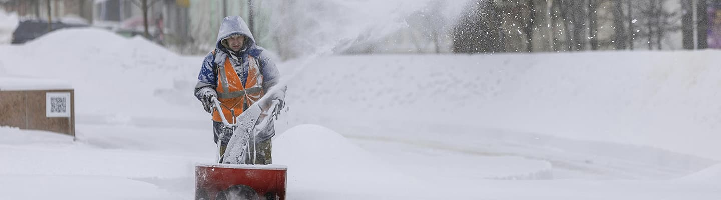 MintClean crew clearing snow in Vancouver
