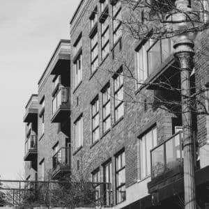 Residential strata building exterior